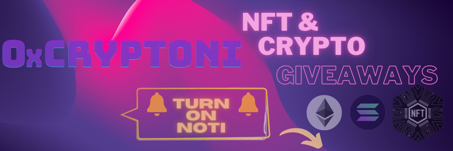 0xCrypToni 💸Daily Giveaways💸 banner