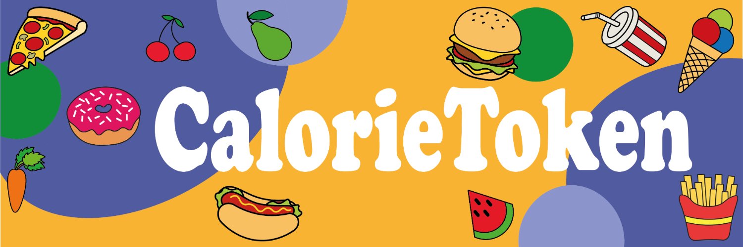 CalorieToken🍔🍹🥦🍺🥐 banner