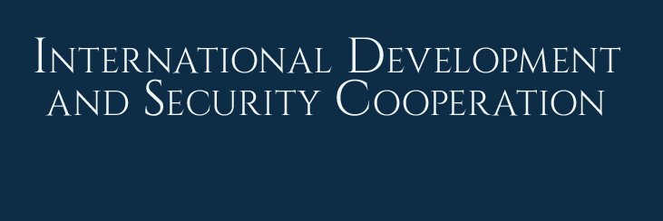 International Development & Security Cooperation (@IDSC_Global) / Posts / X