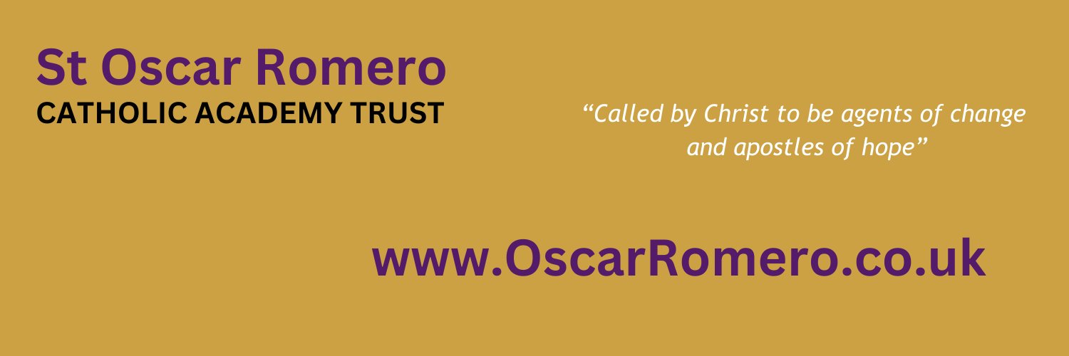 St Oscar Romero Catholic Academy Trust's banner