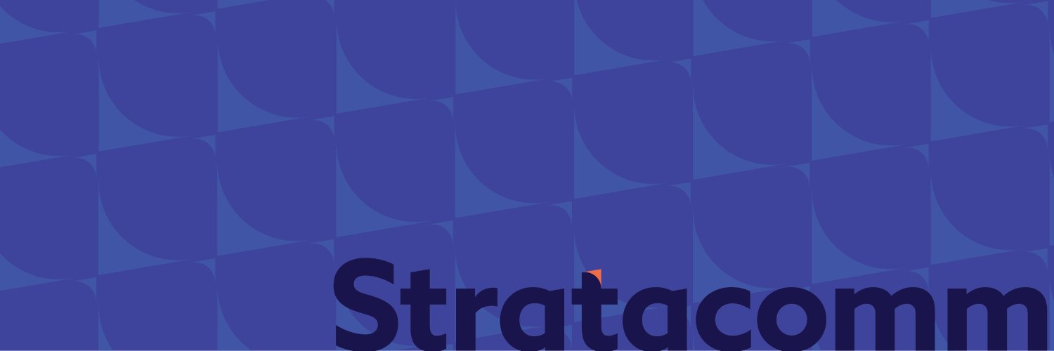Stratacomm's profile banner image
