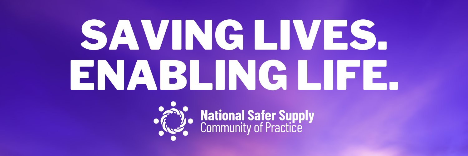 National Safer Supply Community of Practice banner