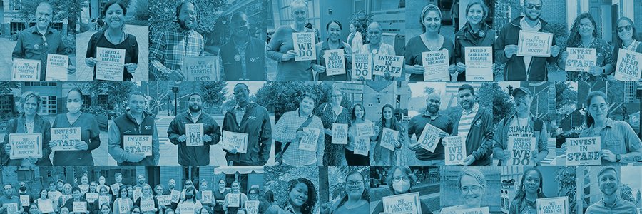 HUCTW, AFSCME 3650 banner