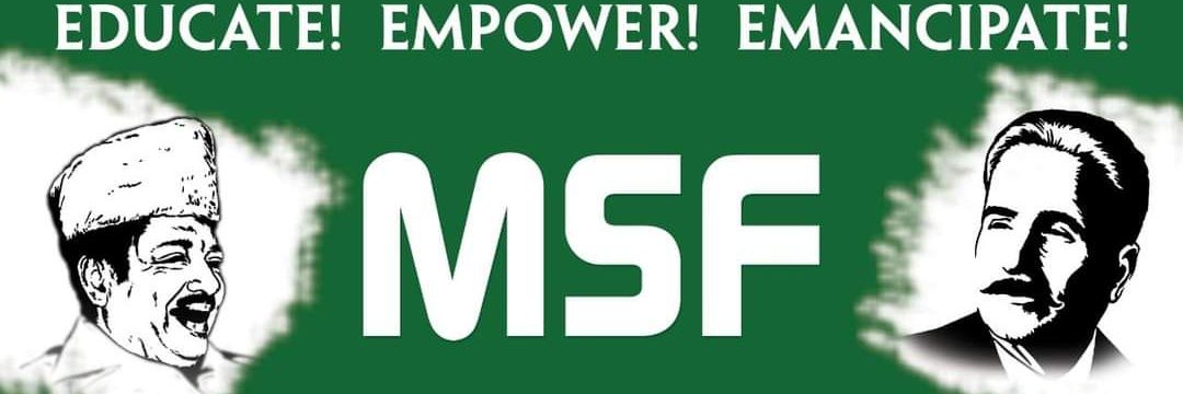 Muslim Students Federation-HCU banner