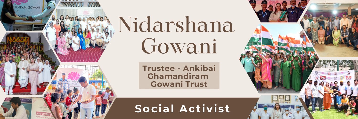 Nidarshana Gowani's banner