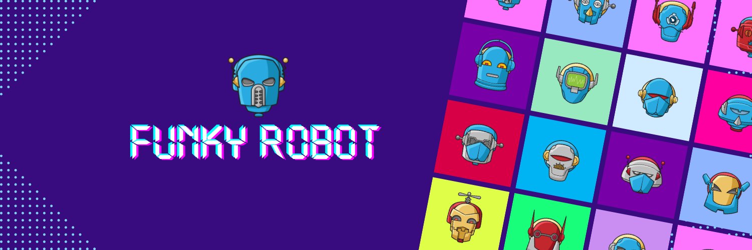 Funky Robots #NFT banner
