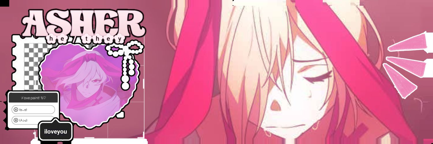 𐔌 . ❌️ ⋮ asher .ᐟ ֹ ₊ ꒱ banner
