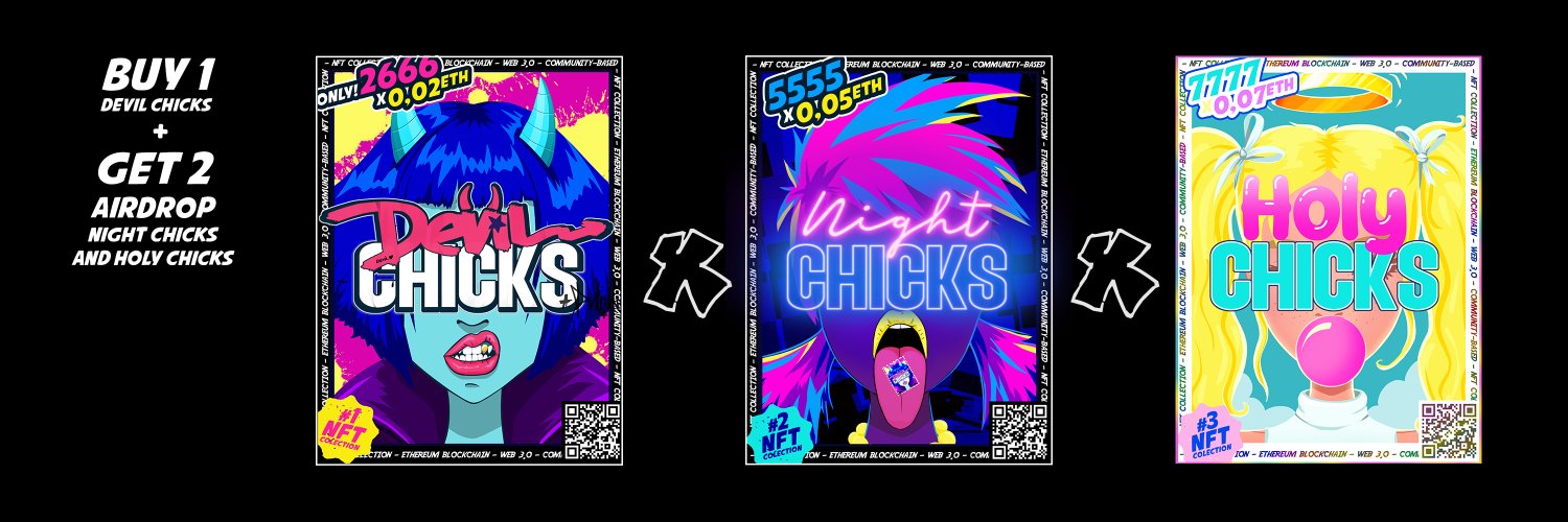 Devil Chicks / Ukraine Charity NFT banner