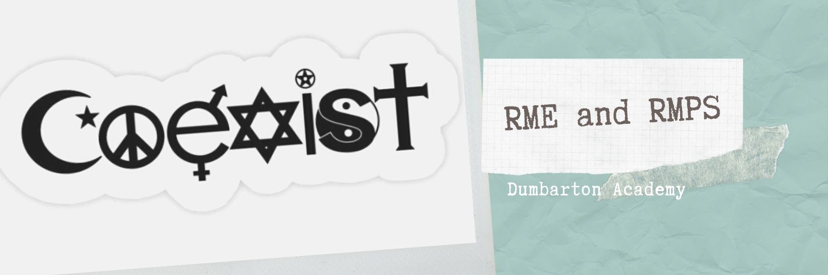 Dumbarton Academy RME banner
