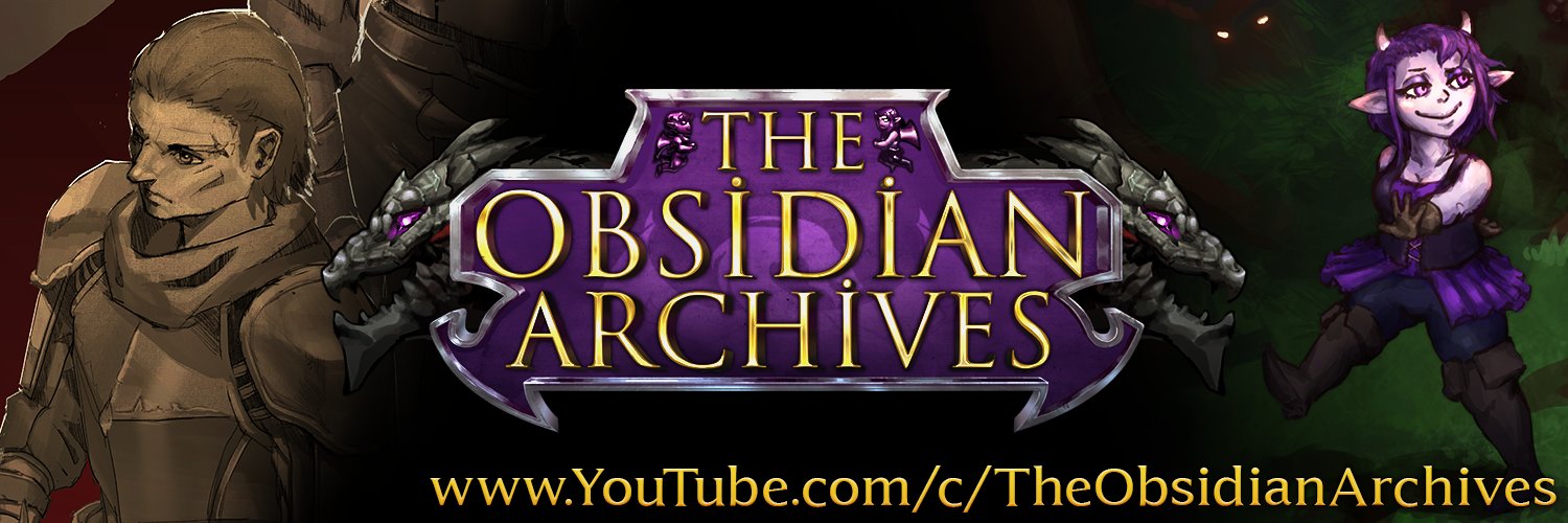 The Obsidian Archives | Animated YouTube Series Profile Banner