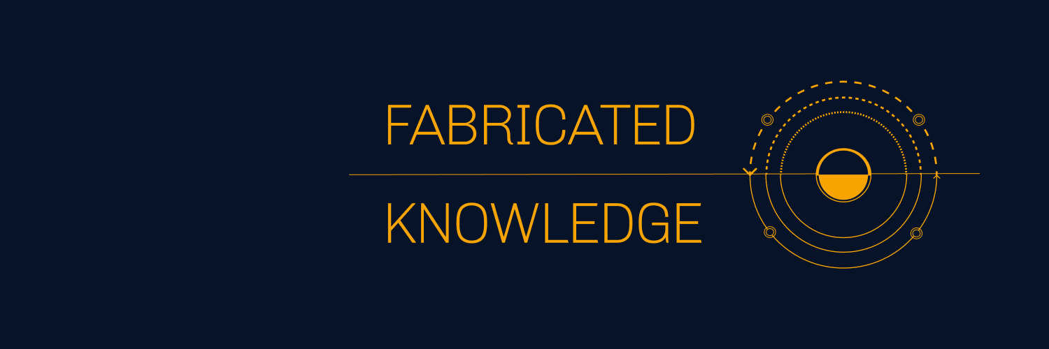 Fabricated Knowledge Profile Banner