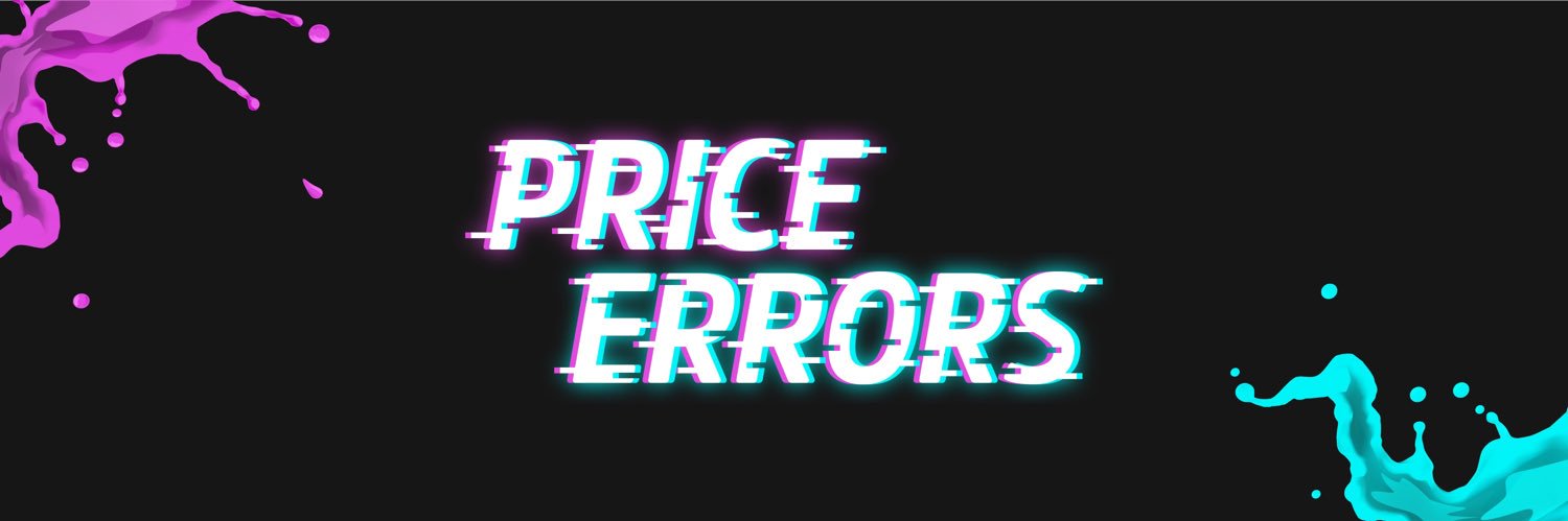 Price Errors Deals banner