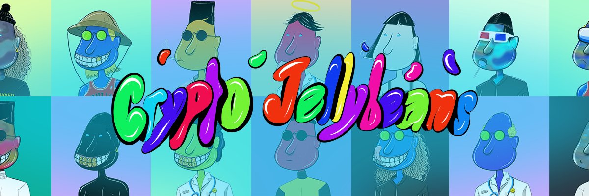 CryptoJellybeans NFT banner