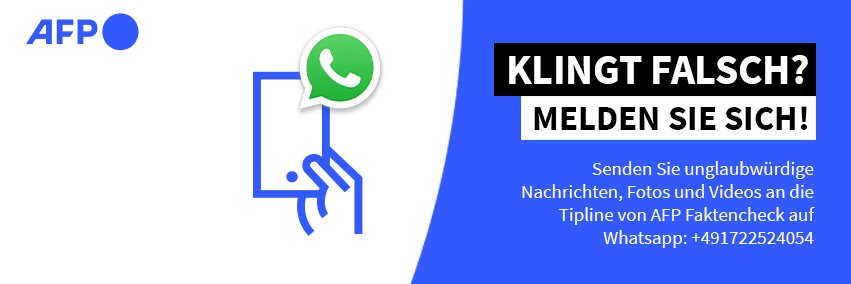 AFP Faktencheck banner