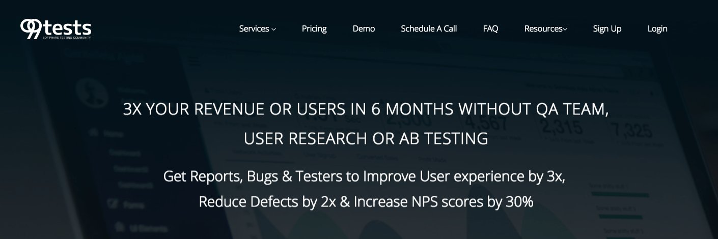99tests banner
