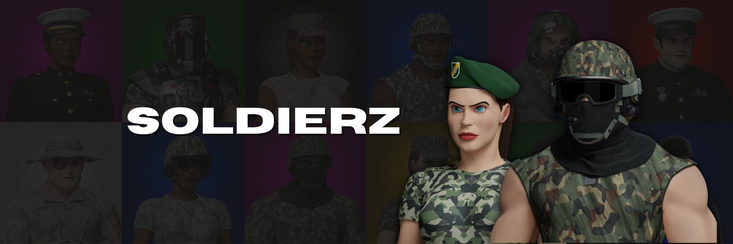 Soldierz | MINTING NOW banner