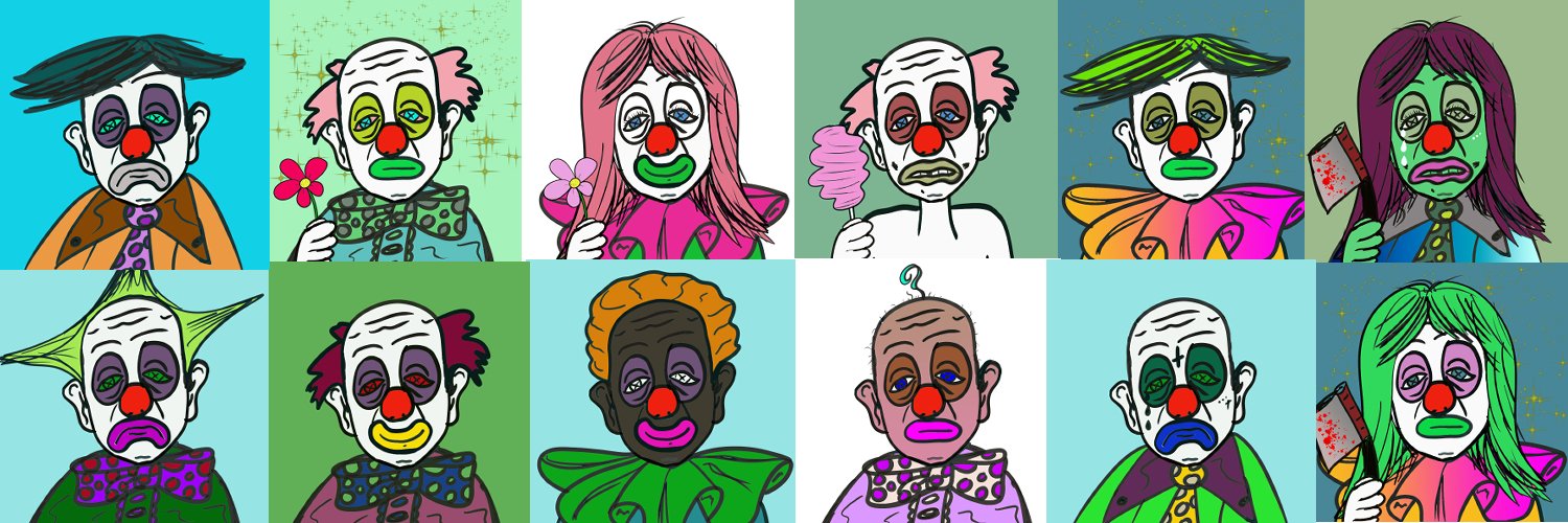 Cardano Clown Crew - NFT Art Project - ADA banner