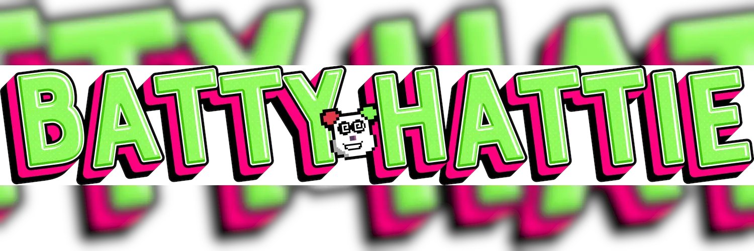 Batty Hattie's banner
