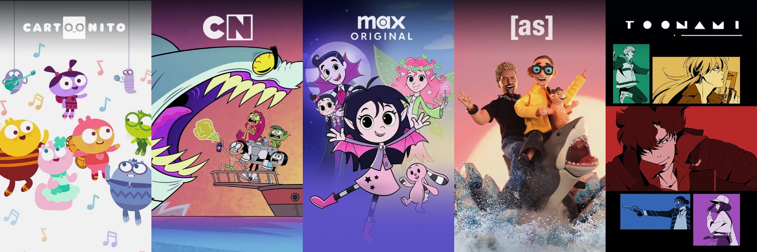 Animation on HBO Max's banner