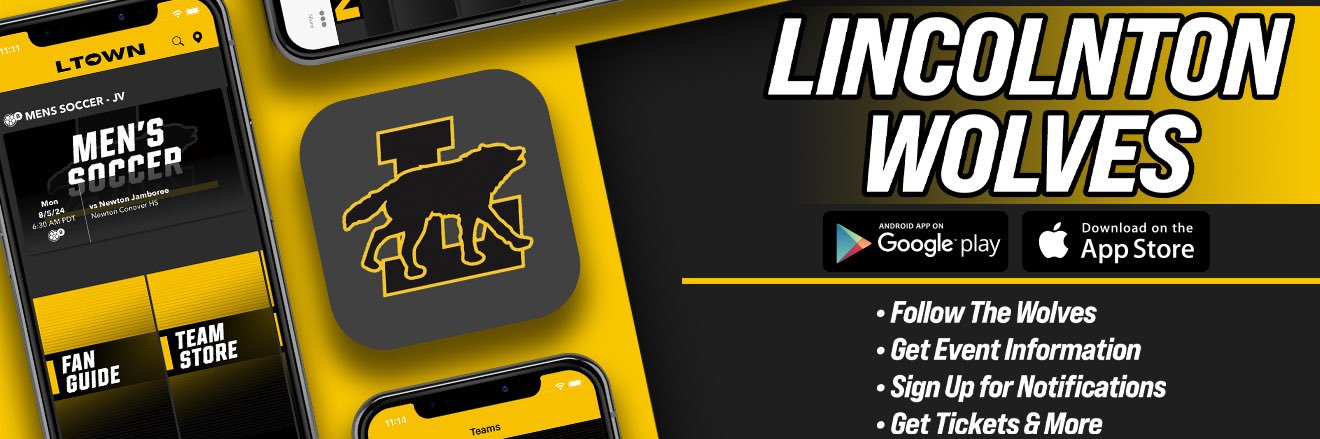 Lincolnton Wolves Athletics banner