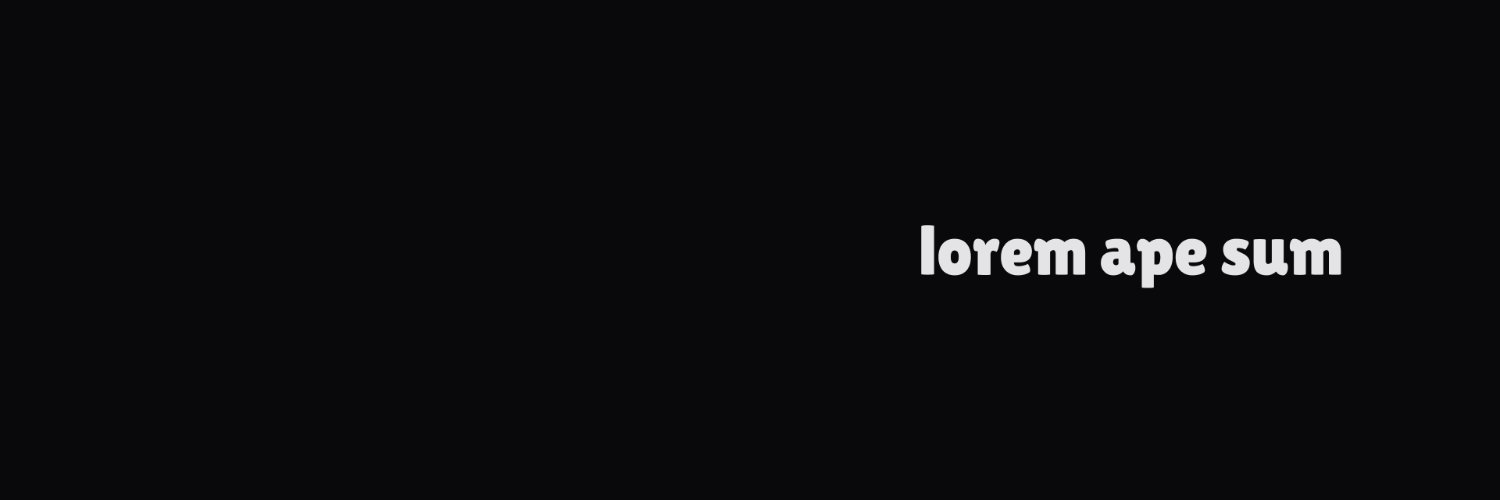 Joe Doe's banner