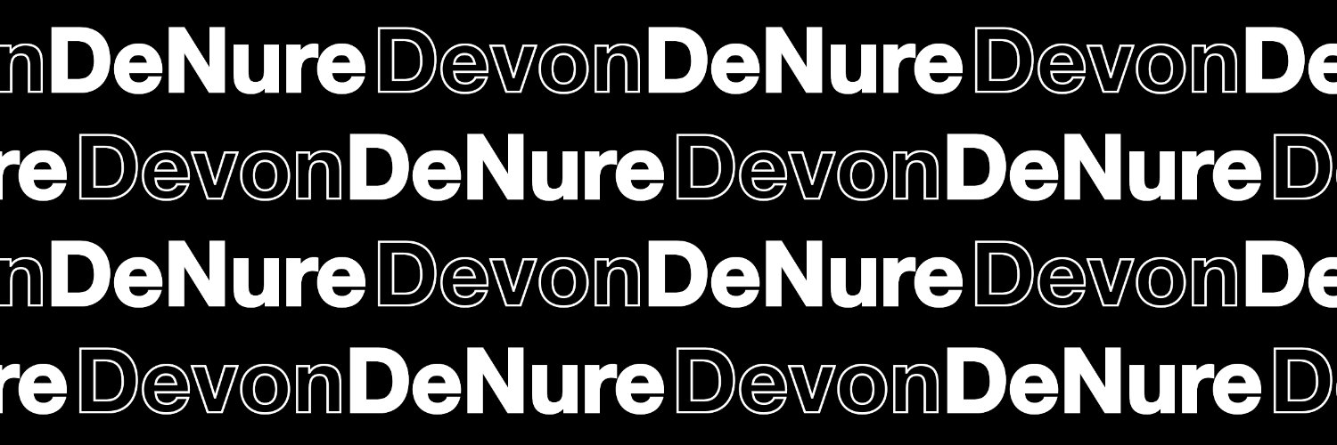 DevonDeNure's profile banner image