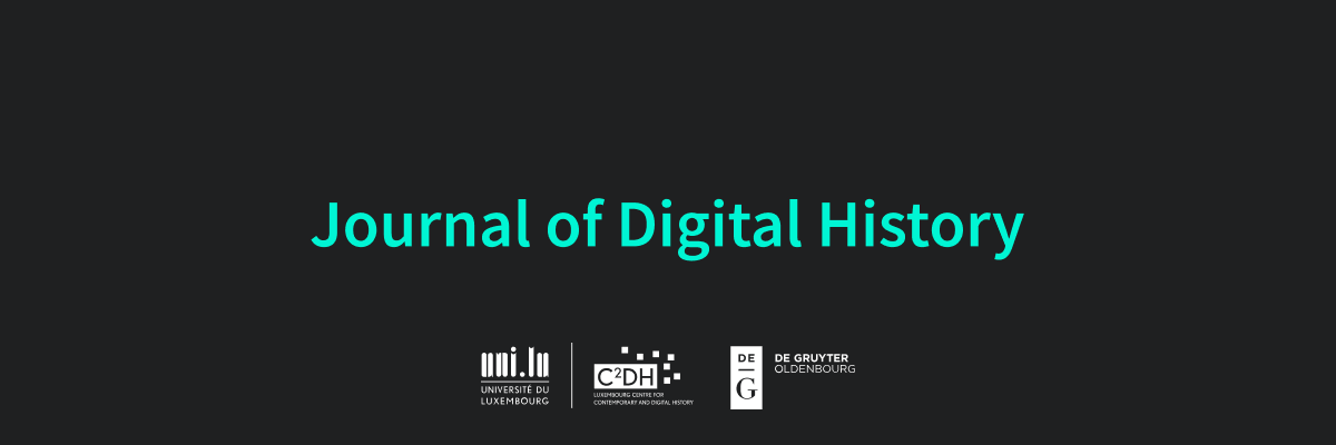 Journal of Digital History banner