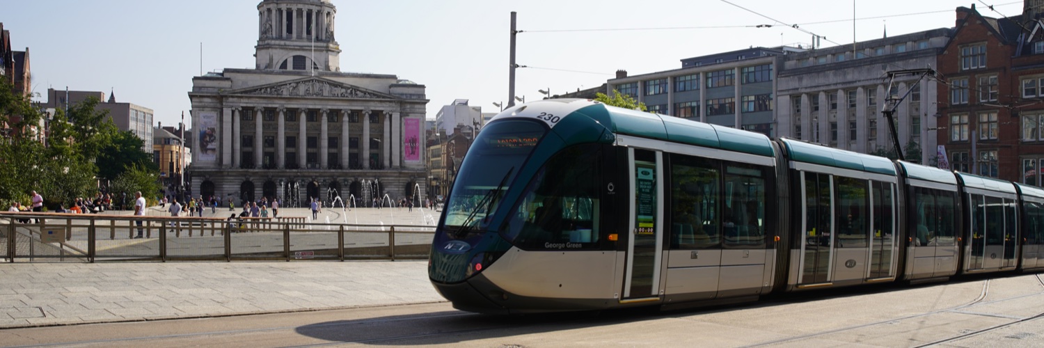 Tramlink Nottingham banner