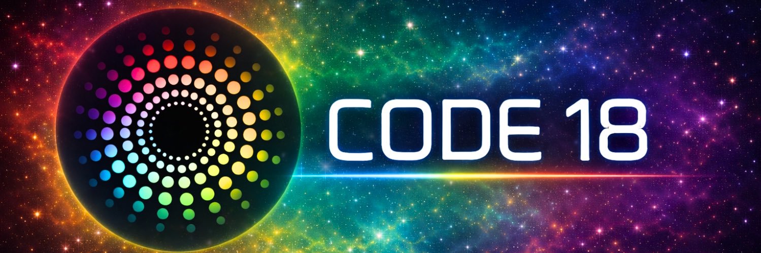 Code 18 banner