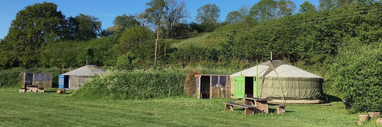 Blackdown Yurts banner