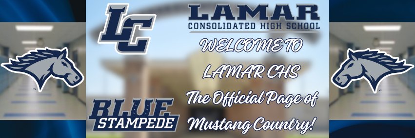 Lamar Consolidated High School's banner
