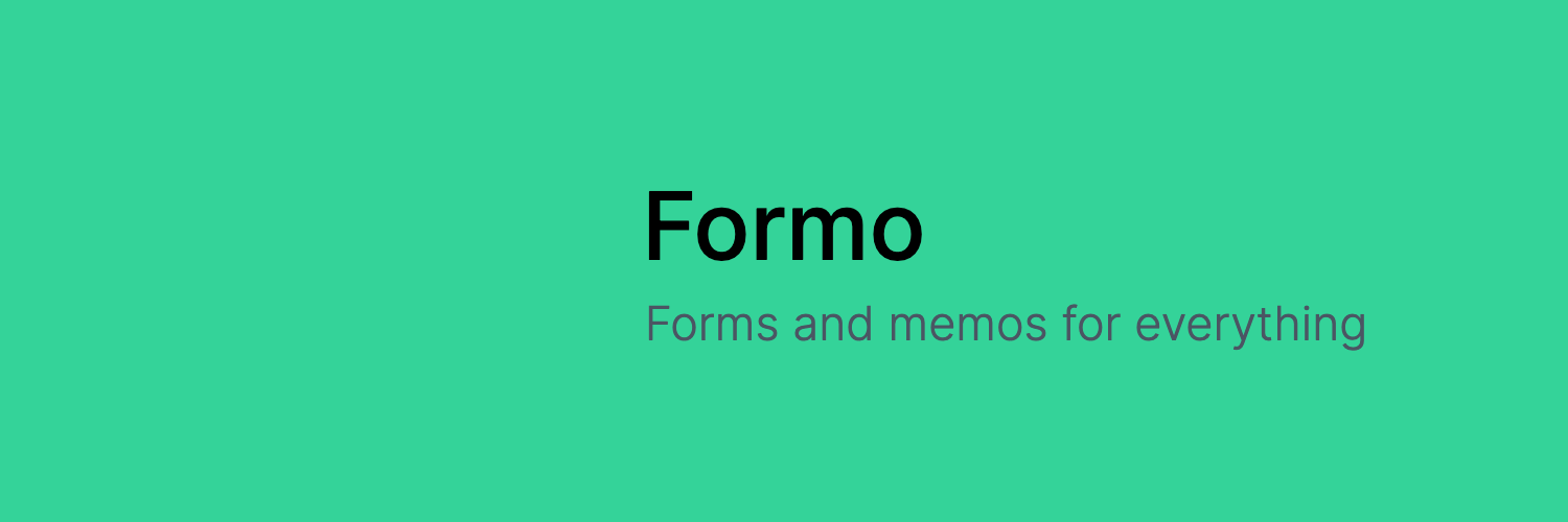 Formo banner