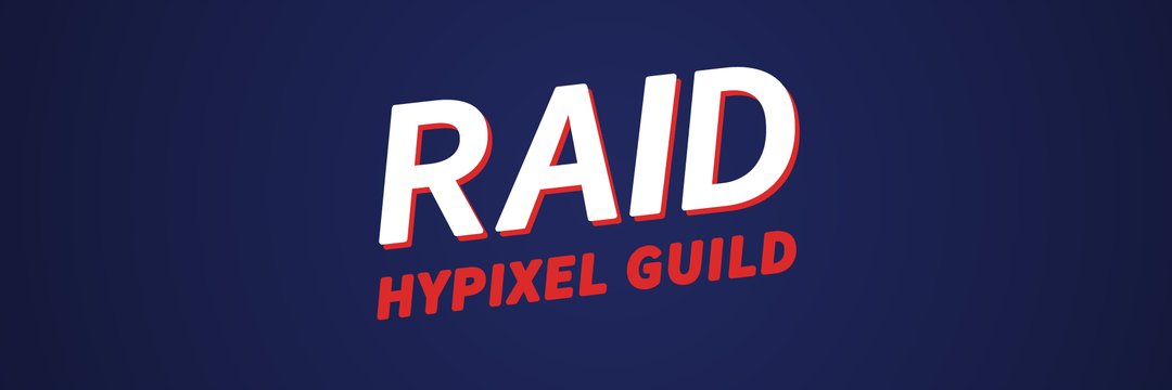 RaidHypixel's profile banner image