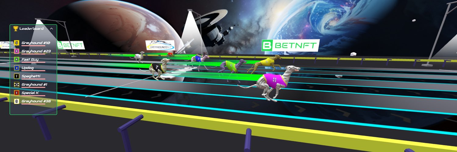 BetNFT - Digital Greyhound Racing (DGR) banner