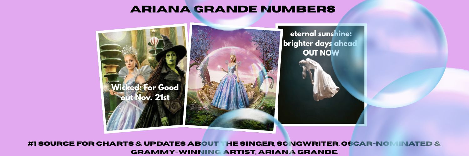 Ariana Grande Numbers 🫧 banner