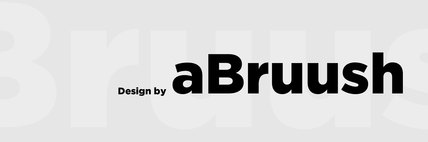 aBruush's profile banner image