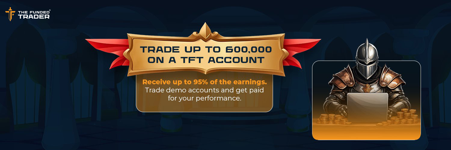 The Funded Trader's banner