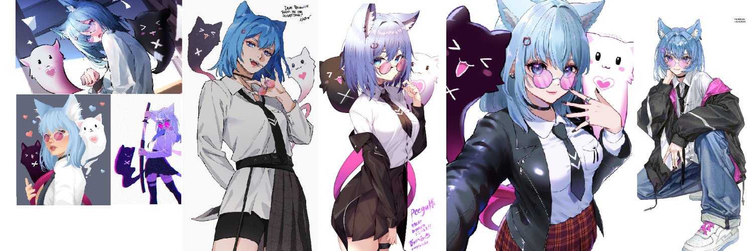 peegu 💙🤍 banner