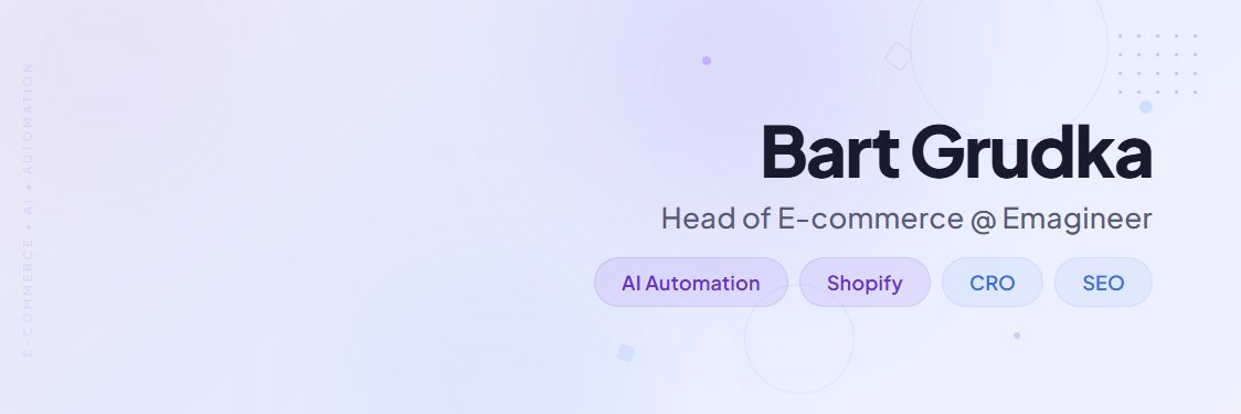 Bart Grudka banner