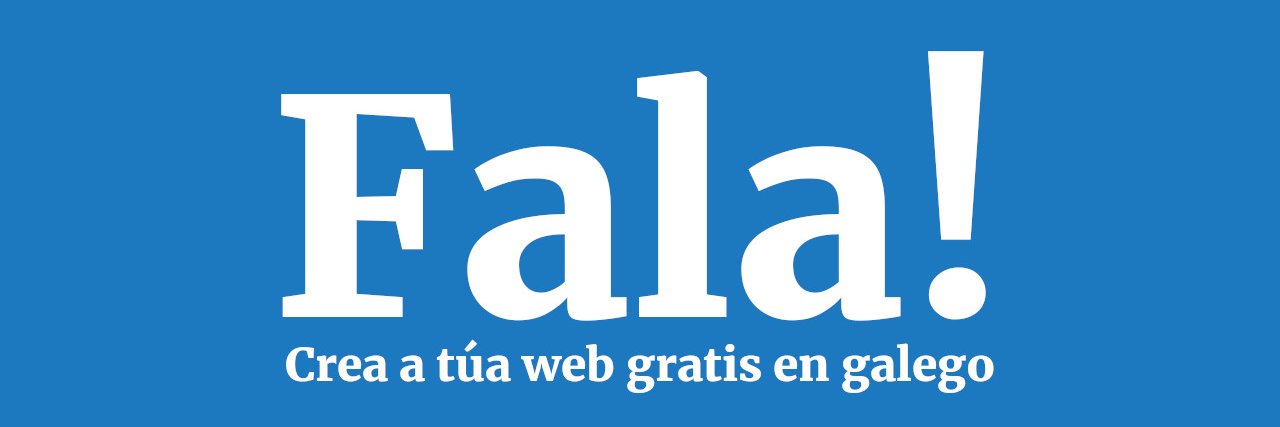Fala 💬 • Rede de sitios web banner