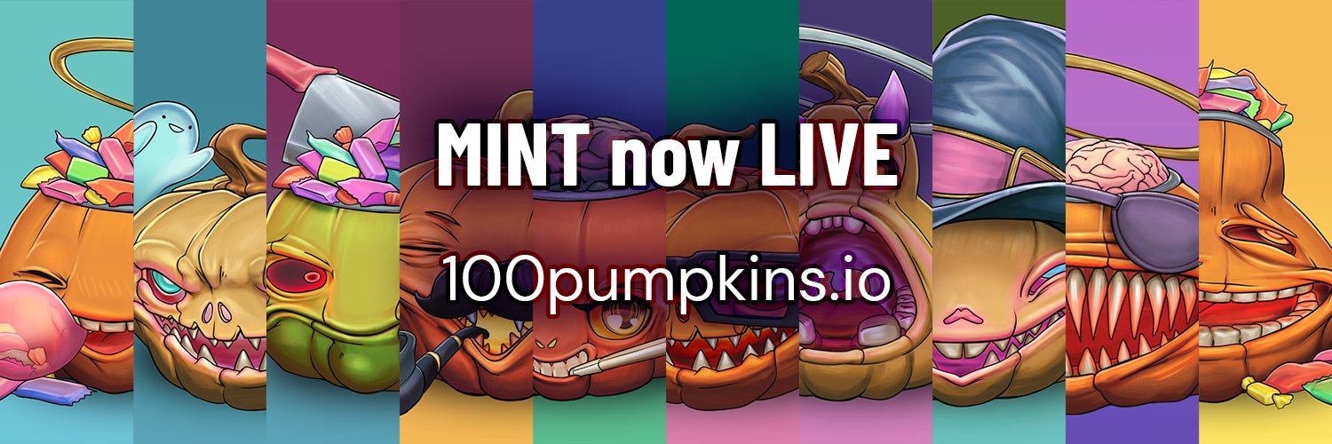 100pumpkinsnft's profile banner image