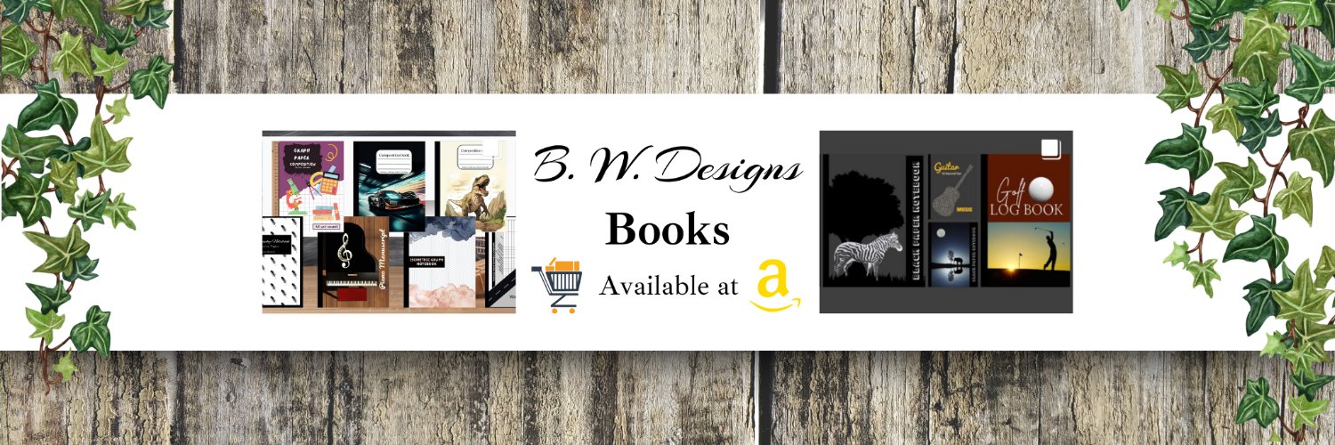 Books by B. W. Designs banner
