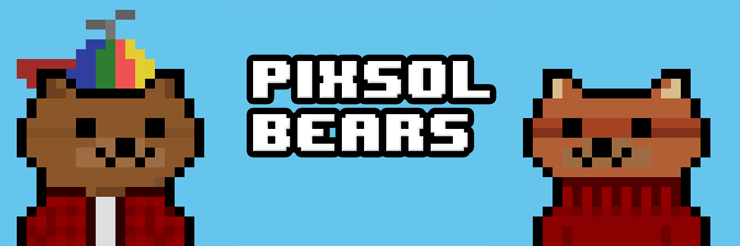 PixSol Bears banner