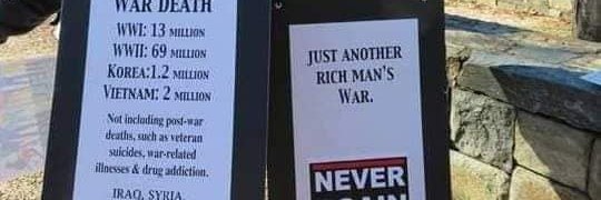 Ron Alexander. Blue Voter banner