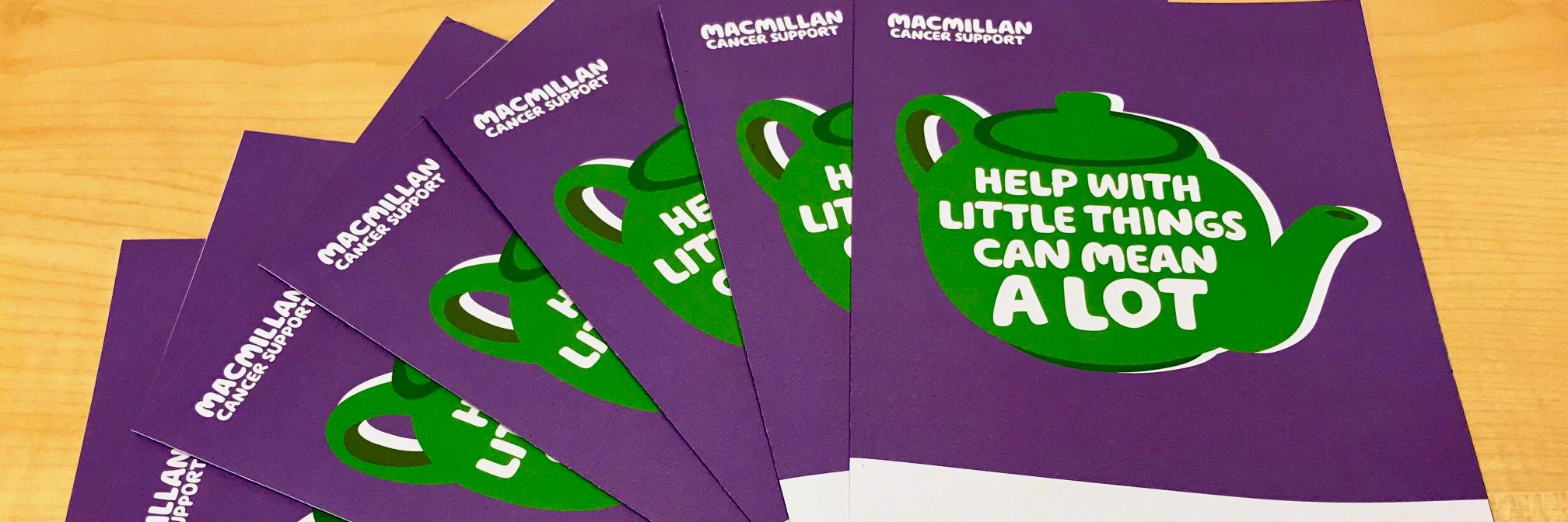 Macmillan Crossroads K & M Volunteer Service banner