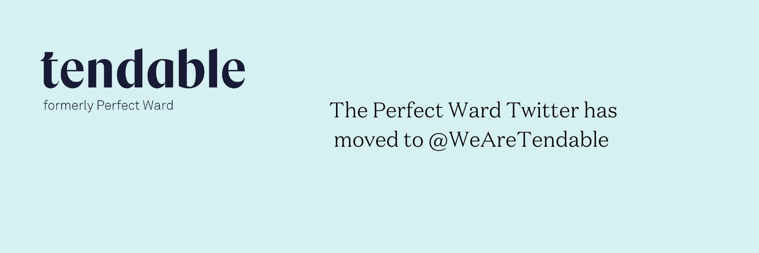 Perfect Ward has moved to @WeAreTendable banner