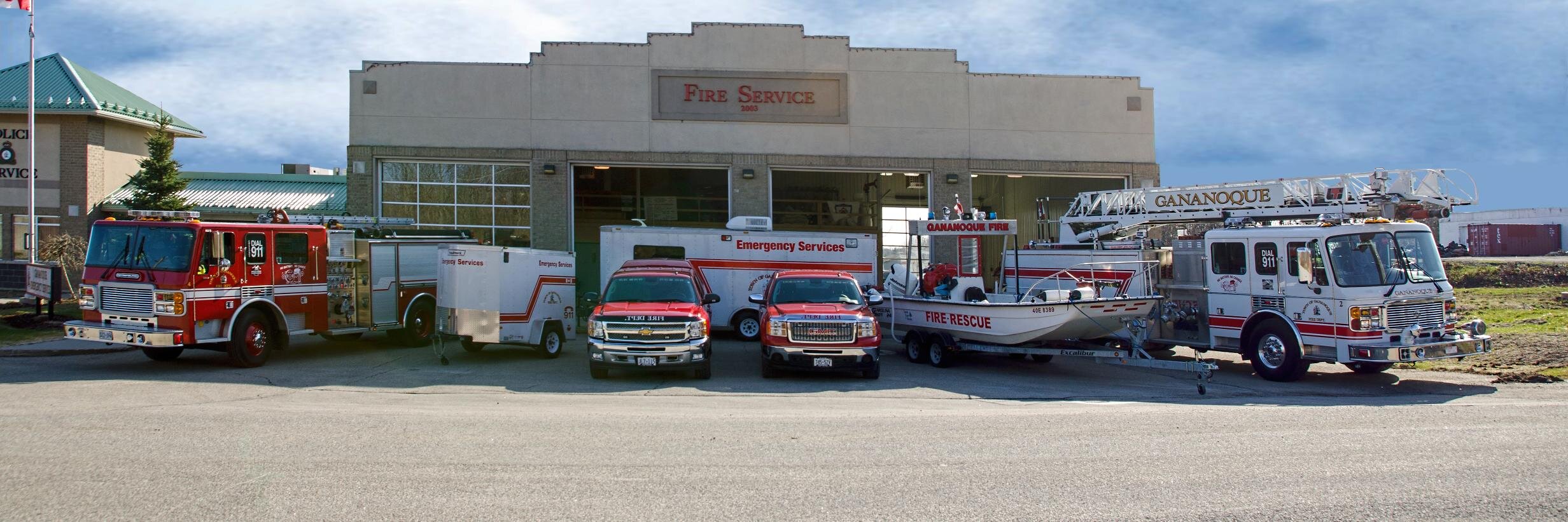 Gananoque Fire banner