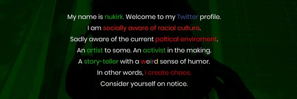nukirk Profile Banner