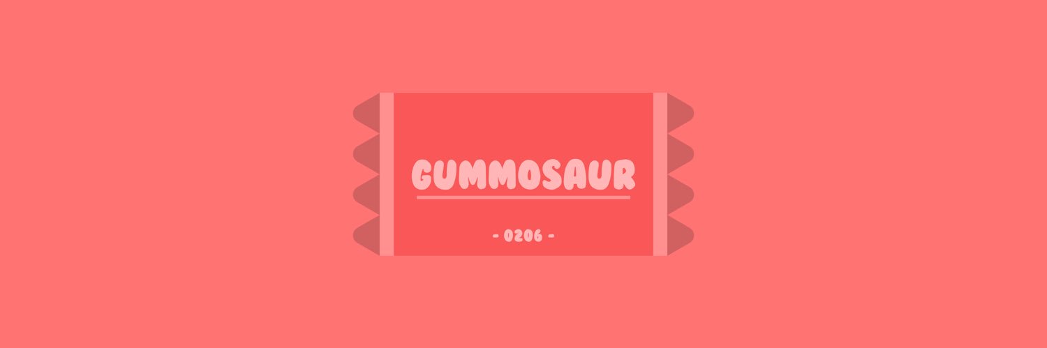 Gummosaur banner