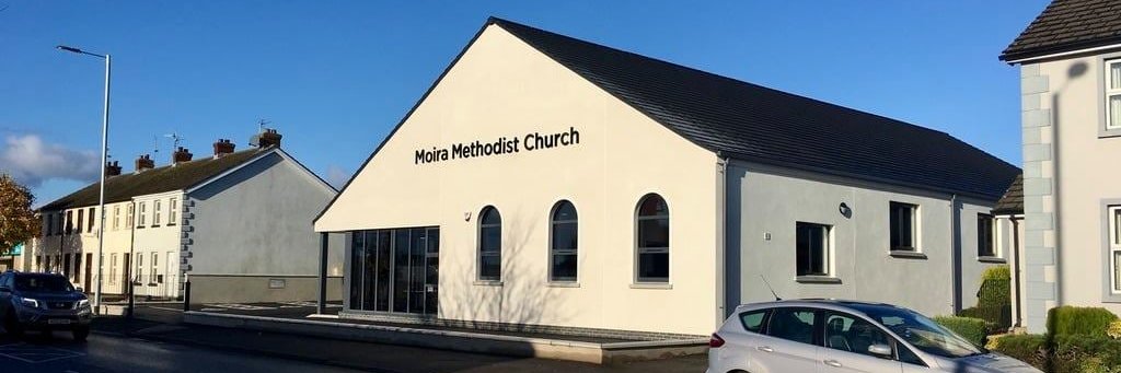 Moira Methodist Church banner